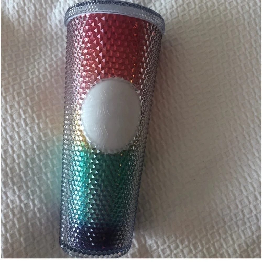 NWT Starbucks Summer Pride Rainbow Studded Tumbler